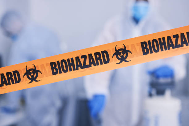Professional Blood Cleanup technician working in Chester, NY